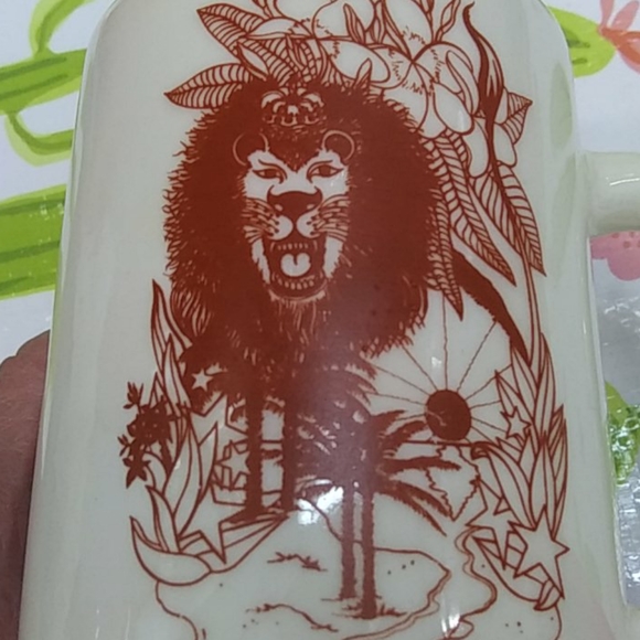 Vtg Zodiac Leo-Hilinaehu Hawaiian Mug - Picture 6 of 7